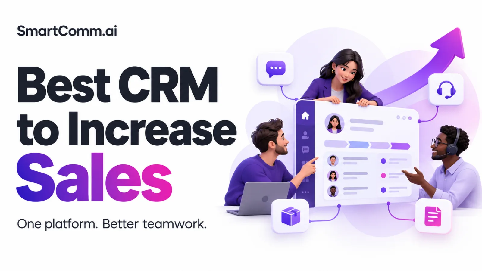 Best CRM to Increase Sales Through Teamwork | SmartComm